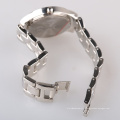 Montre en gros bracelet en diamant, bracelet en diamant, montre japonaise pc21